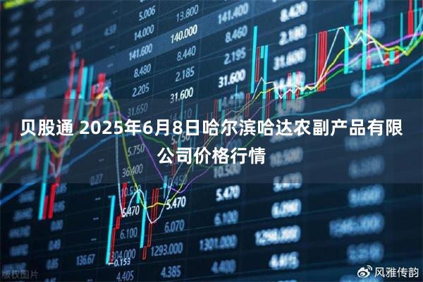 贝股通 2025年6月8日哈尔滨哈达农副产品有限公司价格行情