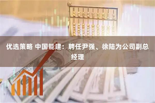 优选策略 中国能建：聘任尹强、徐陆为公司副总经理